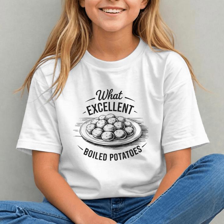 What Excellent Boiled Potatoes Book Lover Vintage Literature Graphic Youth What Excellent Boiled Potatoes Book Lover Vintage Literature Graphic Youth