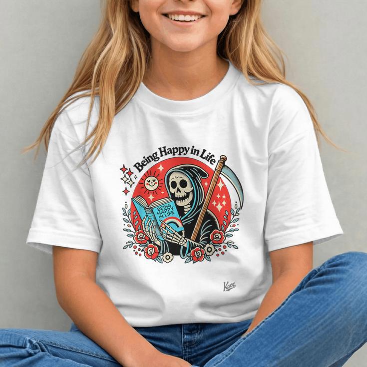 Grim Reaper Reads a Book Graphic Youth
