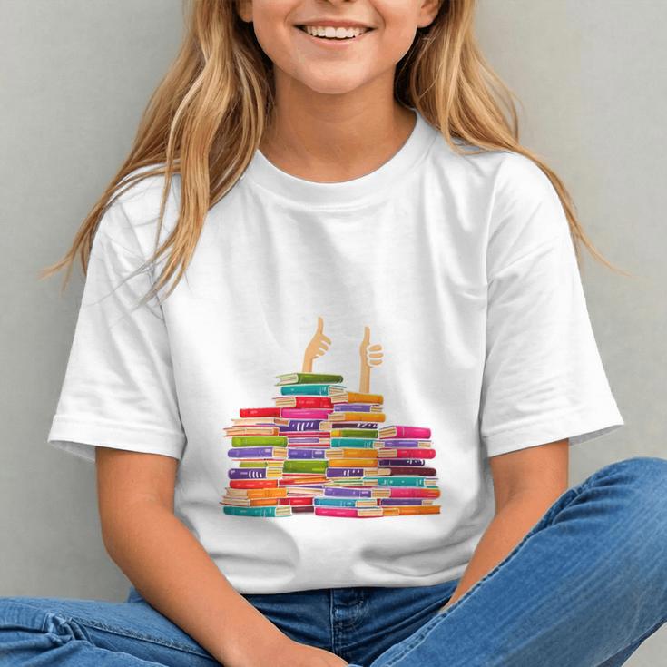 I'm Fine Reading Books Reader Book Lover Librarian Graphic Youth