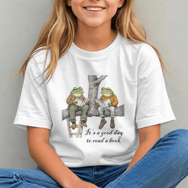 It's A Good Day To Read A Book Frog Toad Graphic Youth