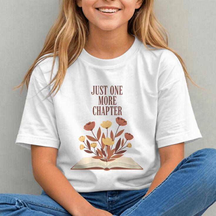 Just One More Chapter Book Lovers Floral Graphic Youth Just One More Chapter Book Lovers Floral Graphic Youth