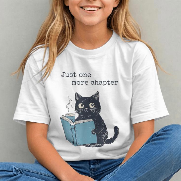 Just One More Chapter Bookworm Cat Book Lover Graphic Youth Just One More Chapter Bookworm Cat Book Lover Graphic Youth