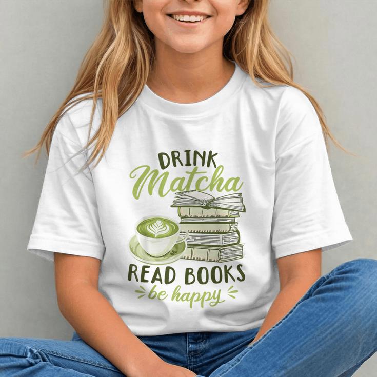 Matcha Green Tea Latte Drink Matcha Read Books Be Happy Graphic Youth Matcha Green Tea Latte Drink Matcha Read Books Be Happy Graphic Youth