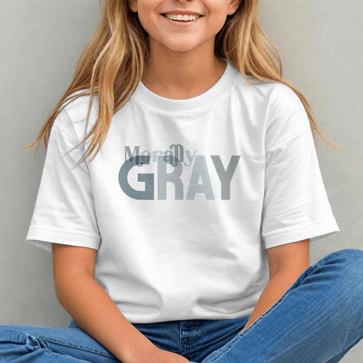 Morally Gray Shirt Cute Romance Novel Reader Smut Book Premium Graphic Youth