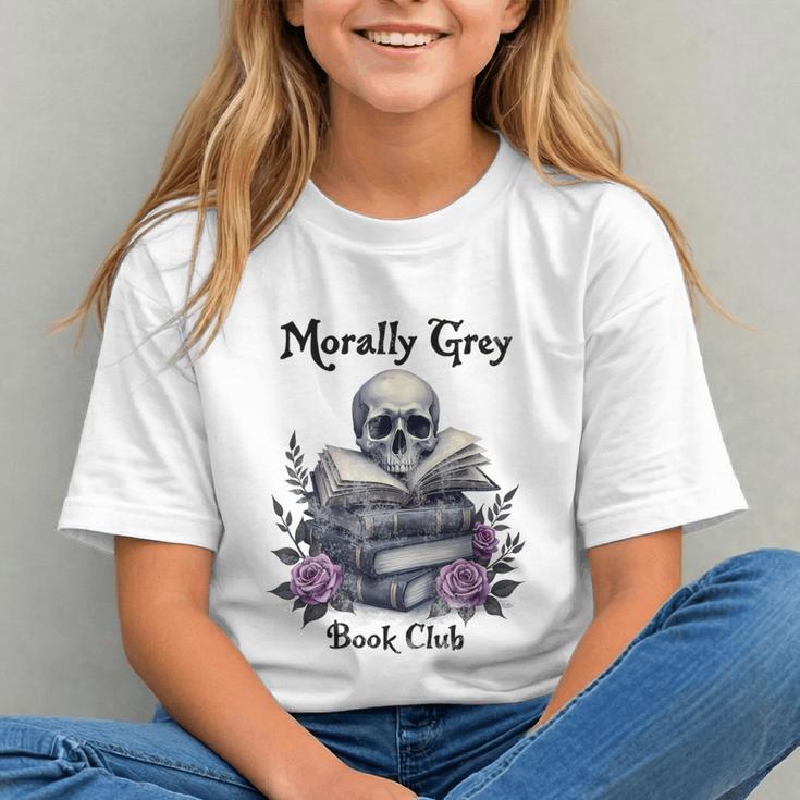 Morally Grey Book Club Gothic Vintage Style Graphic Youth