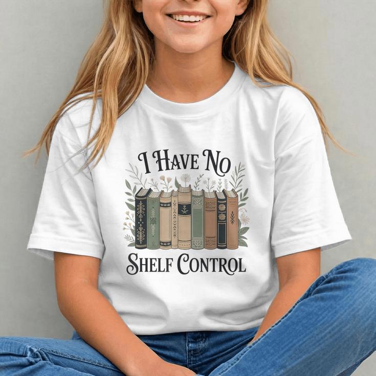 I Have No Shelf Control Book Lover Pun Reader Humor Graphic Youth