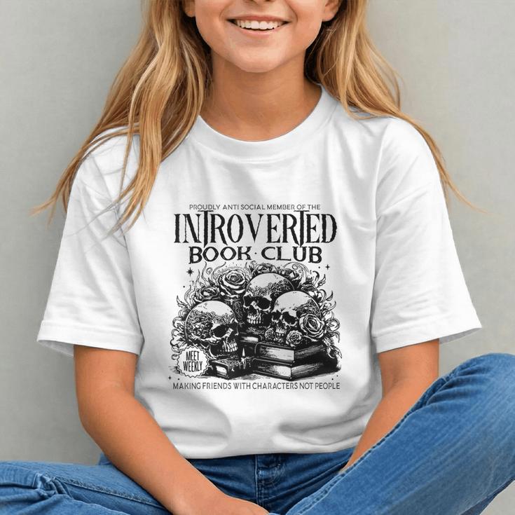 Proudly Anti Social Member Of The Introverted Book Club Graphic Youth Proudly Anti Social Member Of The Introverted Book Club Graphic Youth