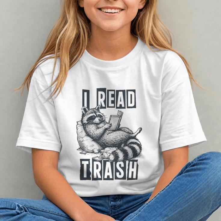 Racoon Reading Spicy Smutty Book Booktok I Read Trashy Books Graphic Youth