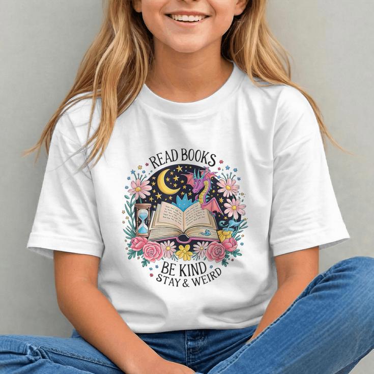 Read Books Be Kind Stay Weird Dragon Graphic Youth