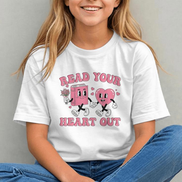 Read You Heart Out Reading Teacher Valentines Day Book Lover Graphic Youth Read You Heart Out Reading Teacher Valentines Day Book Lover Graphic Youth