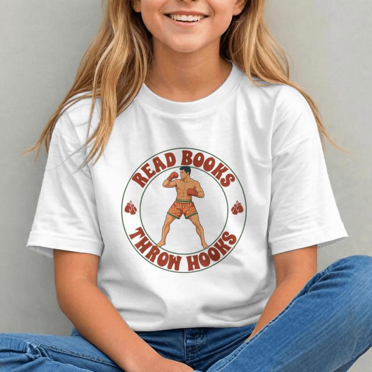 Reading Book Lover Boxer Boxing Lover Read Books Throw Hooks Graphic Youth