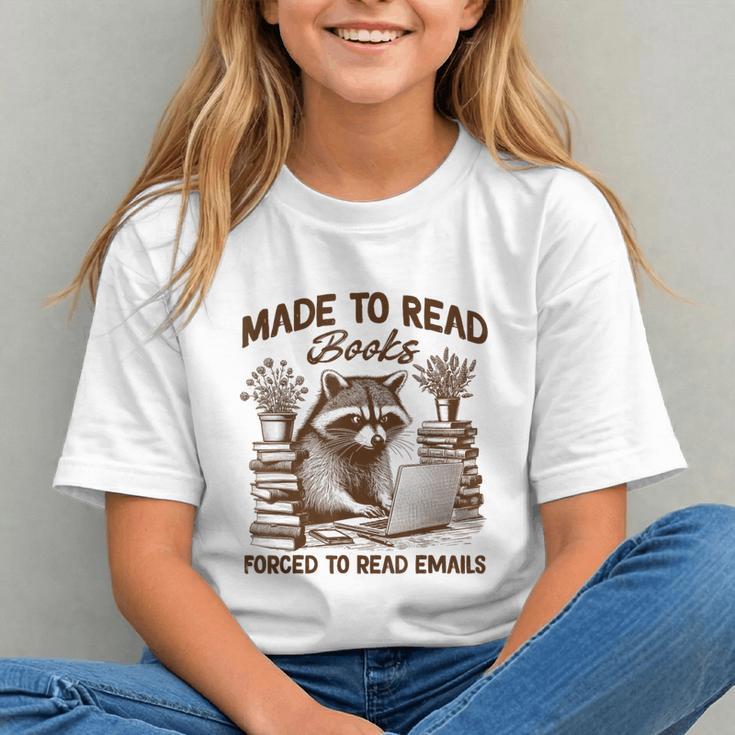 Reading Book Lover Made To Read Books Forces To Read Emails Graphic Youth Reading Book Lover Made To Read Books Forces To Read Emails Graphic Youth