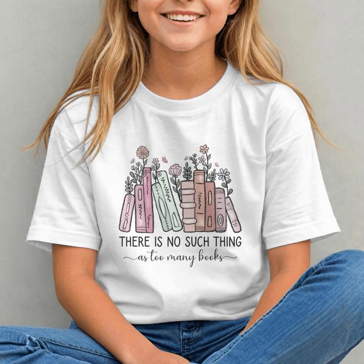 Reading There Is No Such Thing As Too Many Books Librarian Graphic Youth