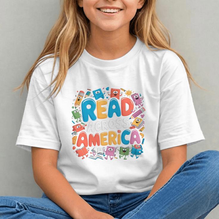 Reads Across Tee America Reading Teacher Books Reader Kids Graphic Youth Reads Across Tee America Reading Teacher Books Reader Kids Graphic Youth