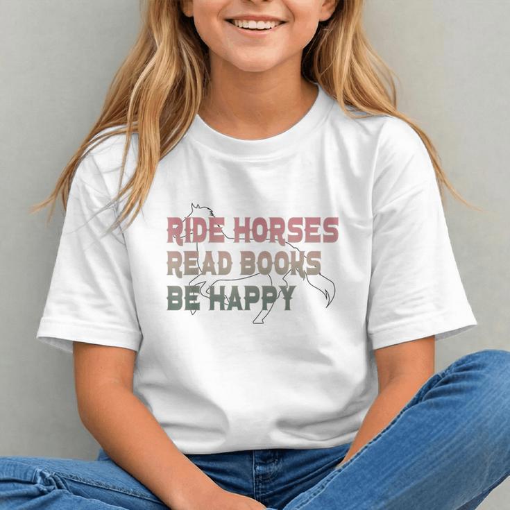 Ride Horses Read Books Be Happy Horse Riders Quote Graphic Youth Ride Horses Read Books Be Happy Horse Riders Quote Graphic Youth