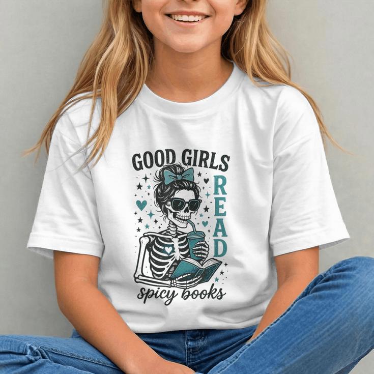 Romance Reader Good Girls Read Spicy Books Halloween Costume Graphic Youth