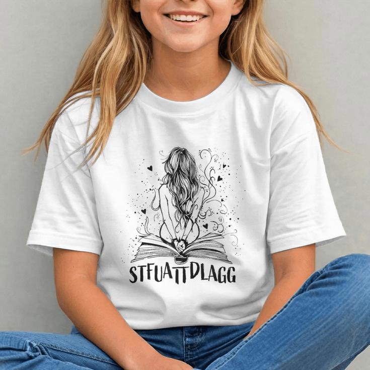 Sexy STFUATTDLAGG Hot Woman Reading Spicy Good Book Love Graphic Youth