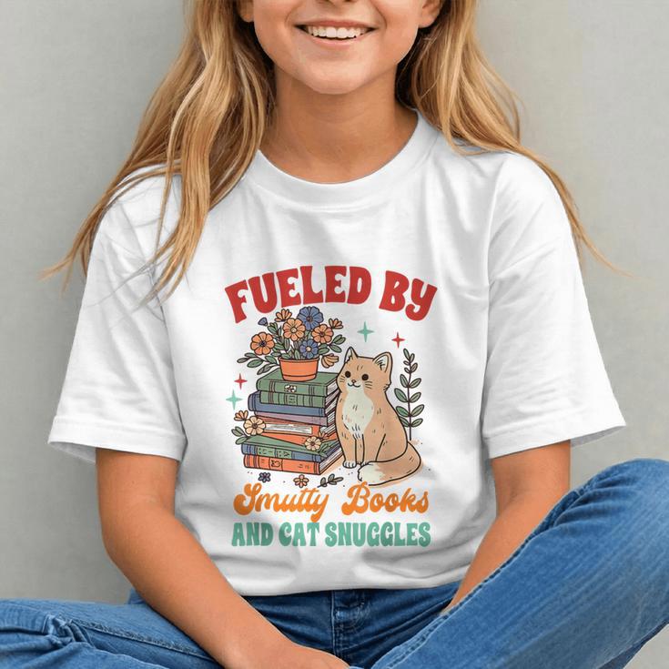Smut Reader Cat Lover Fueled By Smutty Books & Cat Snuggles For Men Women Graphic Youth