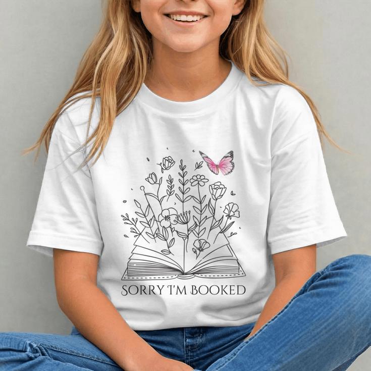 Sorry I'm Booked Book Lover Teachers Librarians Graphic Youth