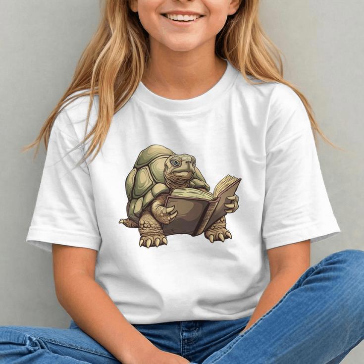 Sulcata Tortoise Reading A Book Graphic Youth Sulcata Tortoise Reading A Book Graphic Youth
