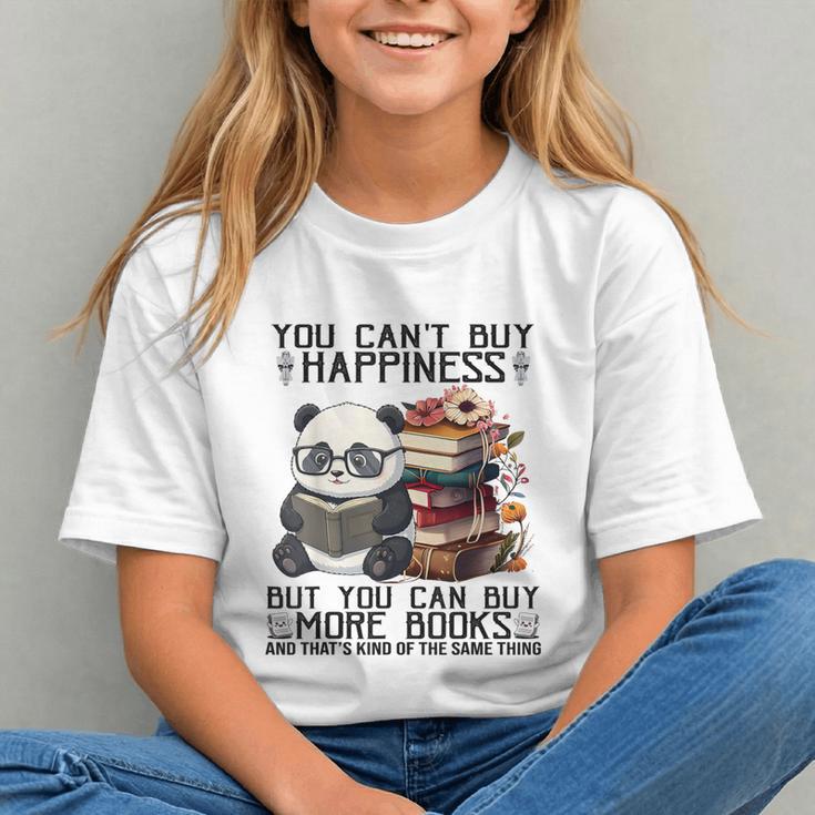 Teacher Bookworm Book Lover Panda Reading Book Librarian Tee Graphic Youth
