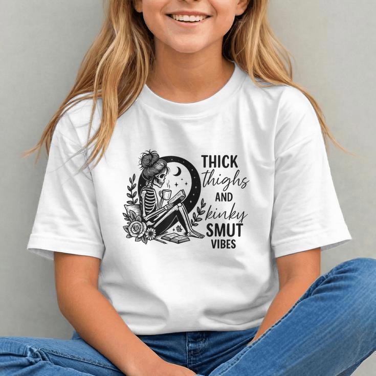 Thick Thighs And Kinky Smut Vibes Spicy Book Lovers Graphic Youth Thick Thighs And Kinky Smut Vibes Spicy Book Lovers Graphic Youth