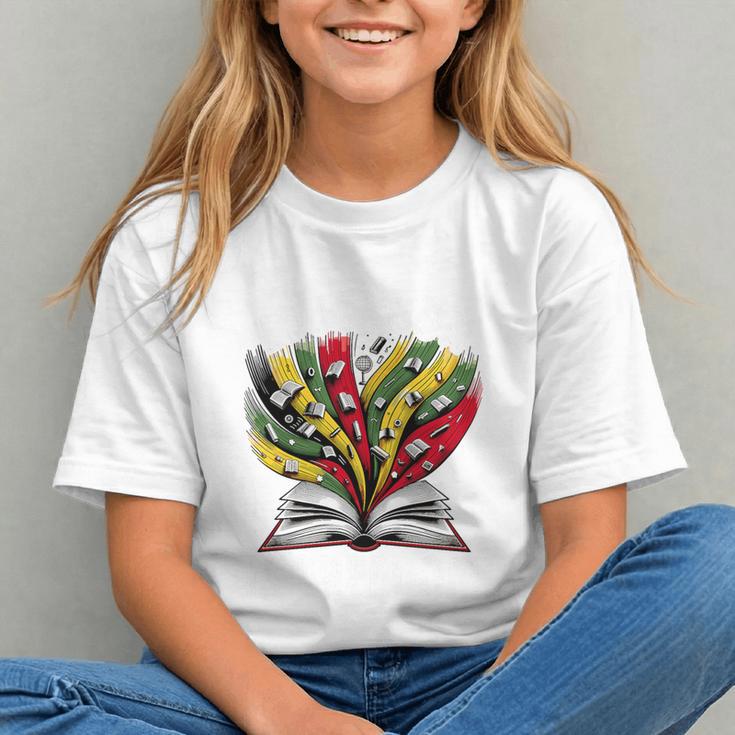 History Education Is Freedom Books Black History Premium Tri-Blend Graphic Youth