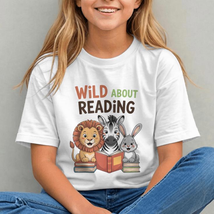 Wild About Reading Zoo Animals For Bookworm Book Reader Graphic Youth Wild About Reading Zoo Animals For Bookworm Book Reader Graphic Youth