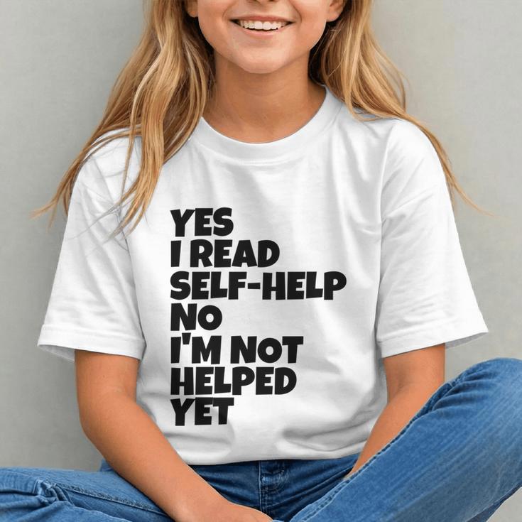 Yes I Read Self-Help No I’m Not Helped Yet Book Lover Graphic Youth Yes I Read Self-Help No I’m Not Helped Yet Book Lover Graphic Youth