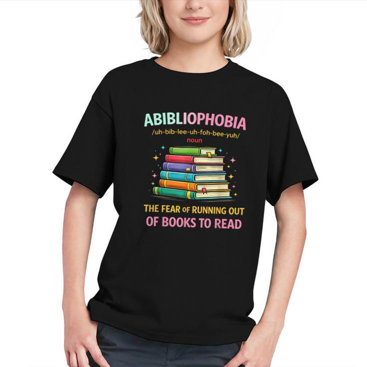 Abibliophobia Book Lovers Graphic Graphic Youth
