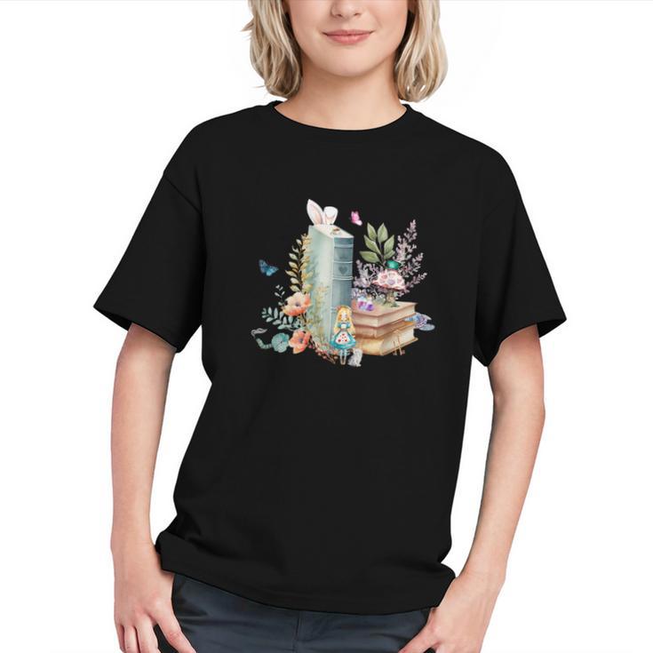 Alice In Wonderland Characters Lewis Carroll Book Lover Graphic Youth