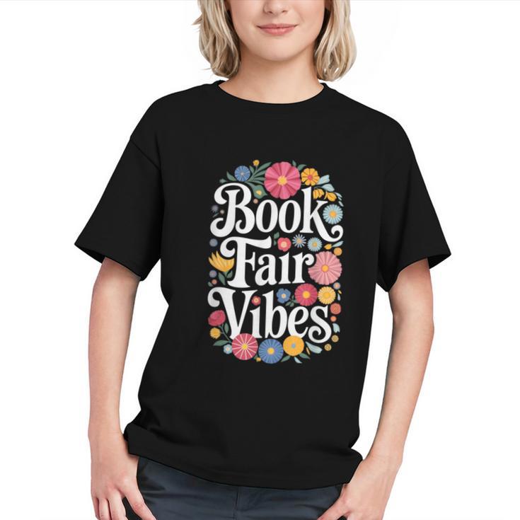 Book Fair Vibes Groovy 70s Retro School Librarian Graphic Youth
