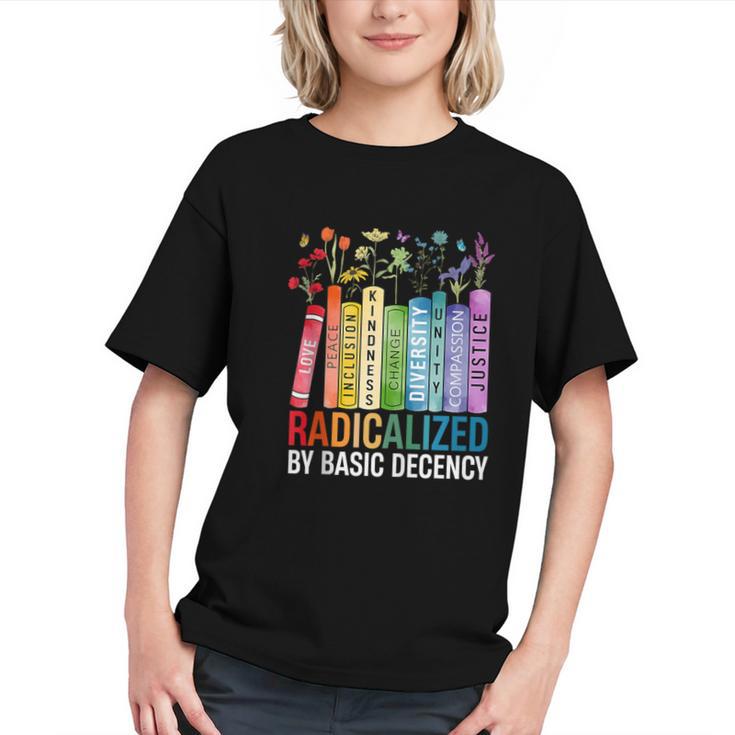 Book Flower Radicalized By Basic Decency Feminist Lgbt Graphic Youth