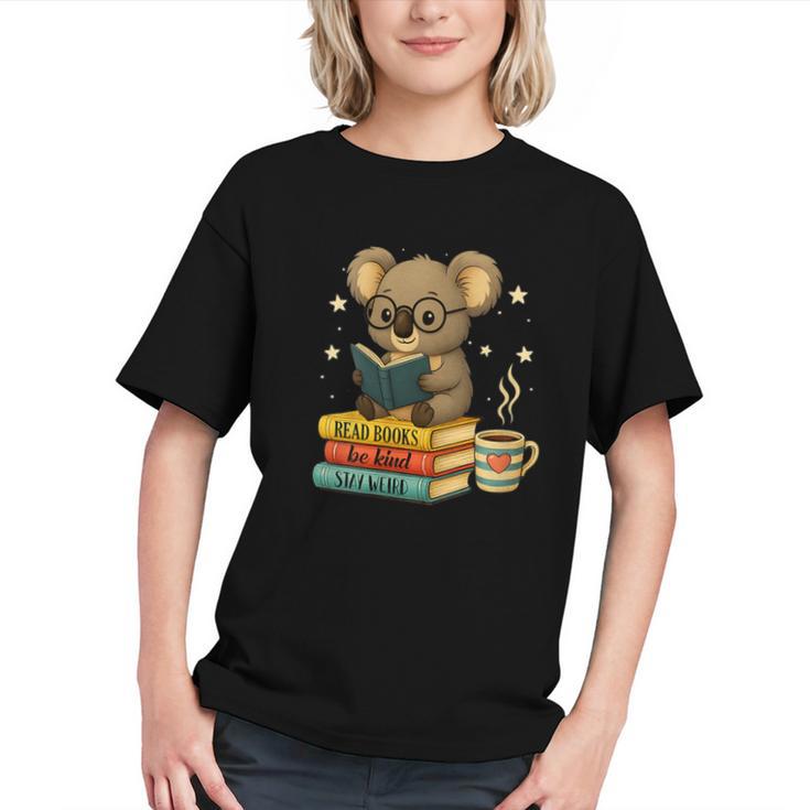 Book Lover Koala Reading Bookish Library Read Books Be Kind Graphic Youth
