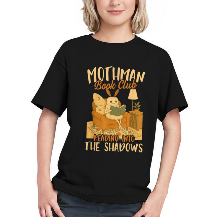 Book Lover Moth Mothman Book Club Reading Into Shadows Graphic Youth