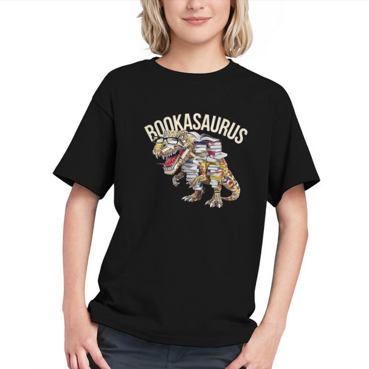 Book Reading Dinosaur T-Rex Dino Bookworm Graphic Youth