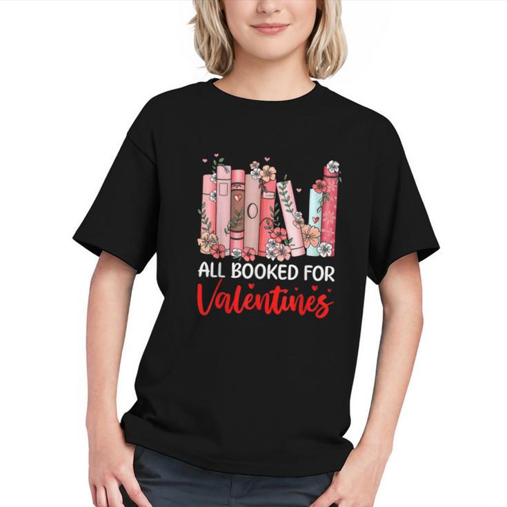 All Booked For Valentine Book Lovers Women Girl Teacher Graphic Youth