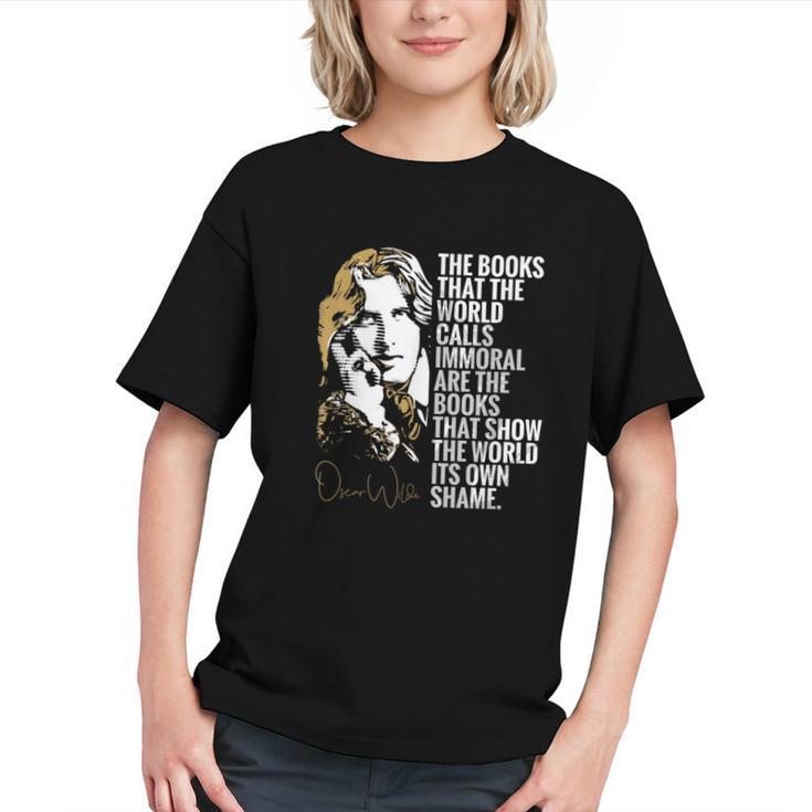 Books Called Immoral World's Shame Dorian Gray Oscar Wilde Graphic Youth
