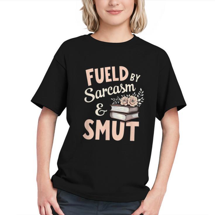 Bookworm Fueled By Sarcasm And Smut Book Reading Graphic Youth