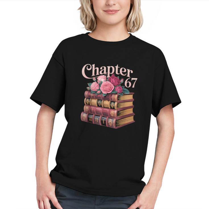 Chapter 67 Floral Book Stack Graphic Youth