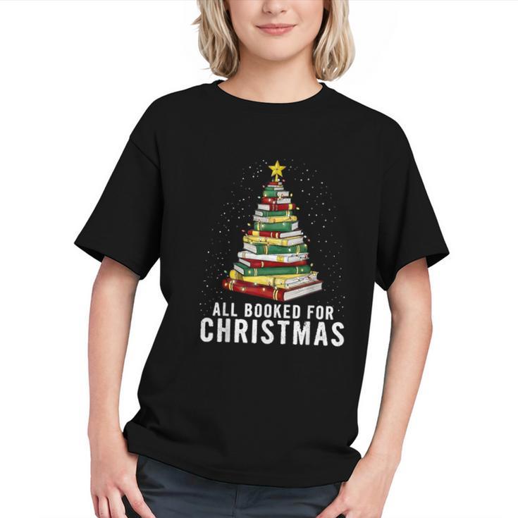 Christmas Book Tree All Booked For Xmas Graphic Youth