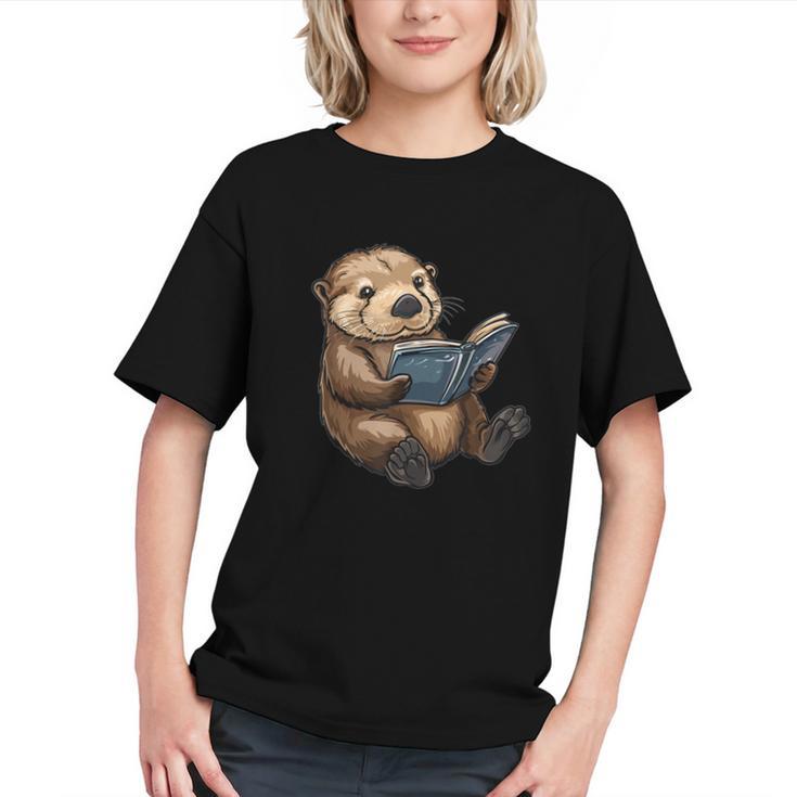 Cute Book Sea Otter Graphic Youth