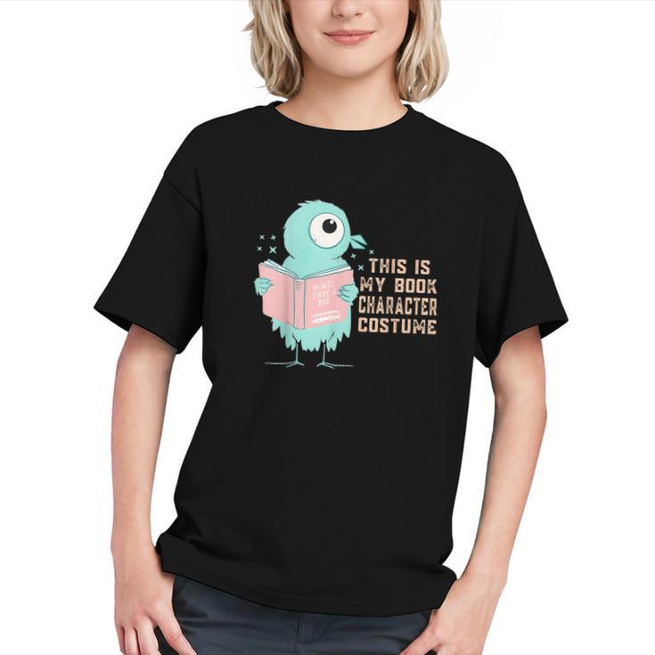 Cute Pigeon This Is My Book Character Costume For Reading Graphic Youth