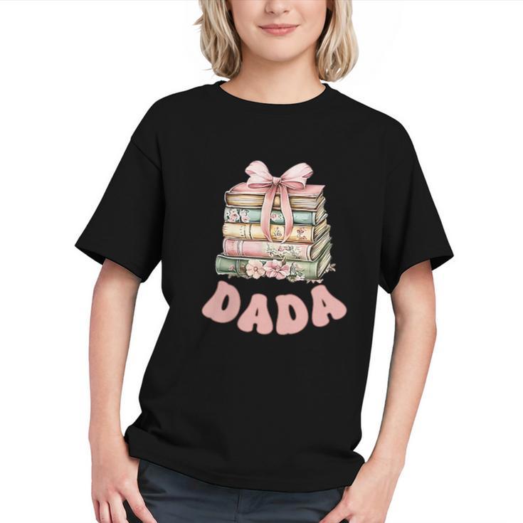 Dada Book First Chapter Birthday Family Matching Party Graphic Youth