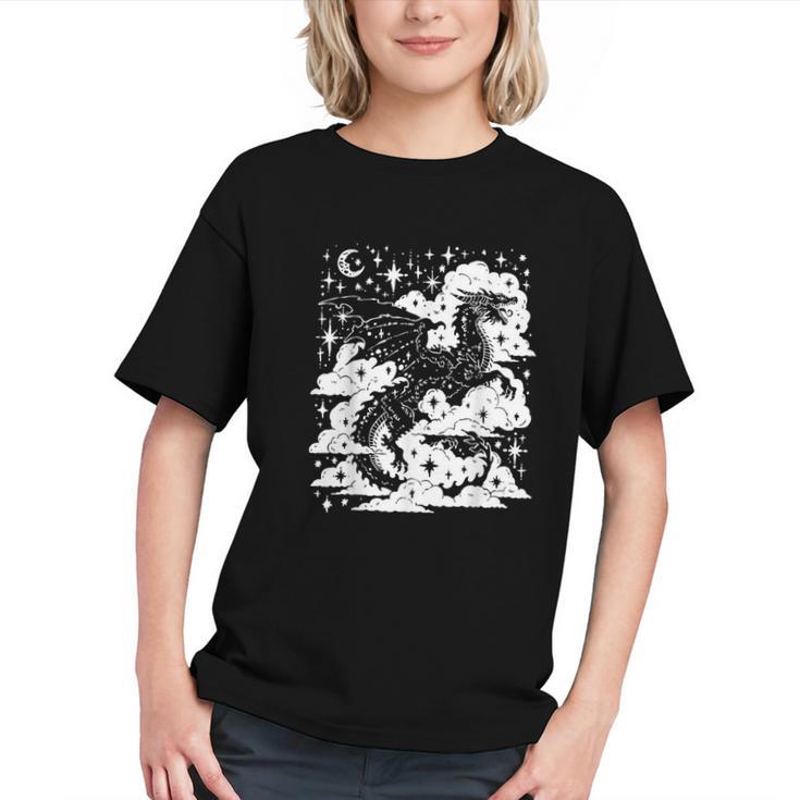 Dark Academia Fantasy Dragon Book Lover Bookish Goblincore Graphic Youth