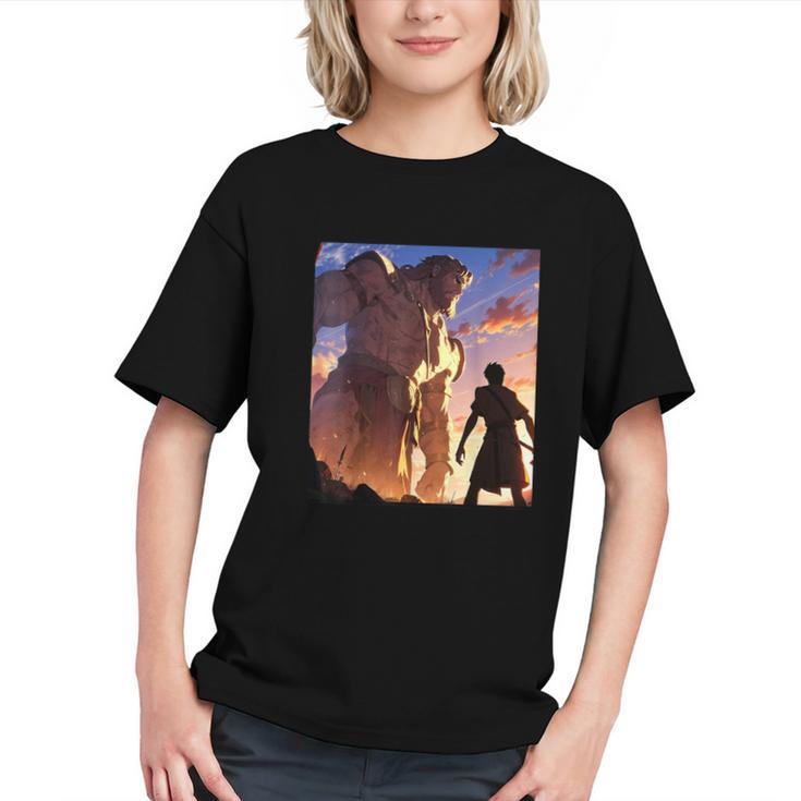 David And Goliath Bible Book Of Samuel Famous Bible Story Graphic Youth