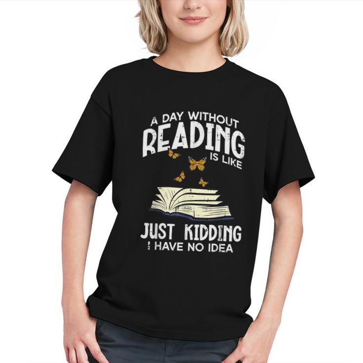 Day Without Reading Read Librarian Book Men Women Kids Graphic Youth