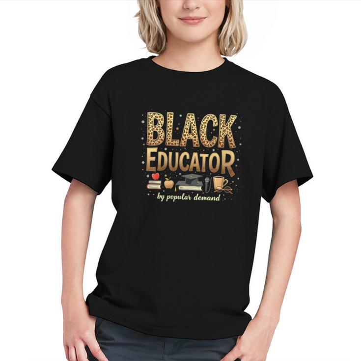 Educator By Popular Demand African American Book Lover Graphic Youth
