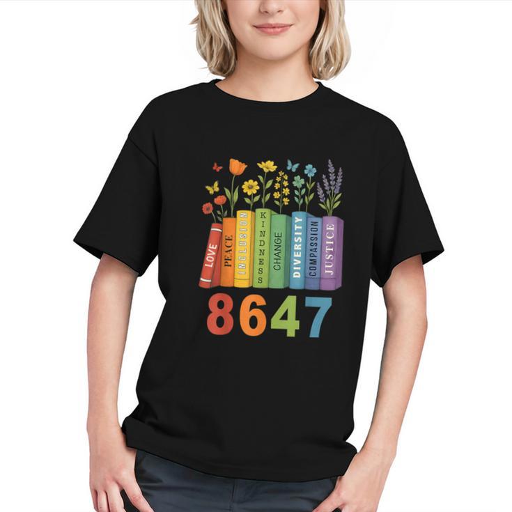 Equal Rights Book Flower Resist 86 47 Feminist Women Rights Graphic Youth
