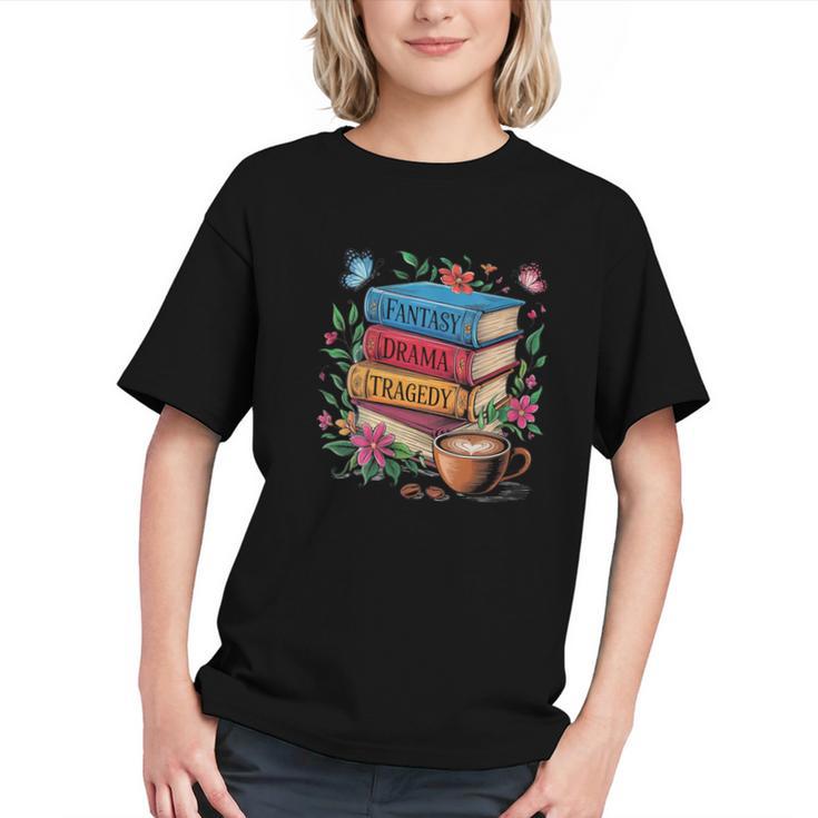 Fantasy Drama Tragedy Books Subtle Reader Librarian Flower Graphic Youth